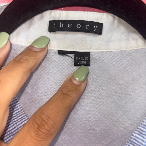 Theory Blue and White Plaid Dress - Picture 3 of 4